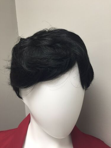 Yviann Short Black Human Hair Pixie Cut Wigs with Bangs (6922747904183)